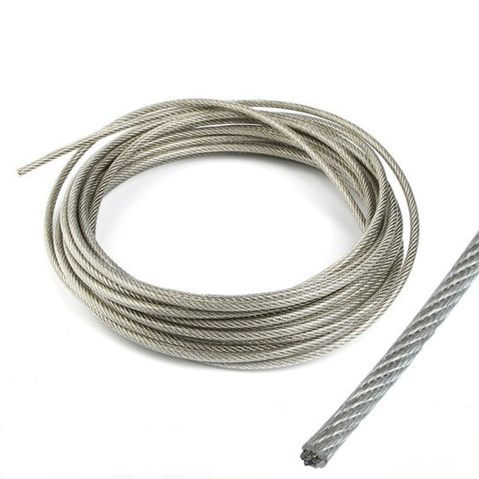 Câble inox 316 diam 5mm   lg12.50ml
